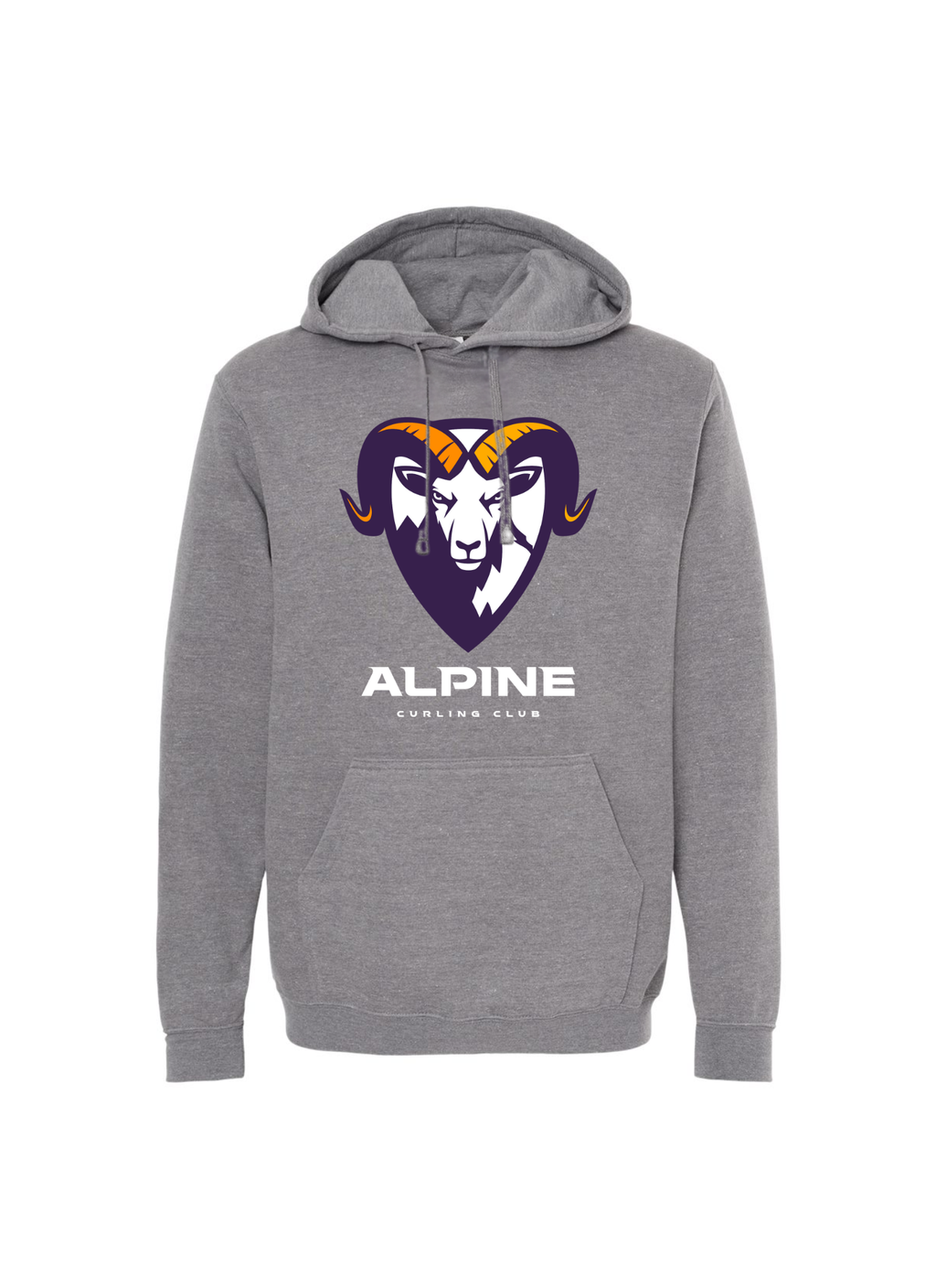Alpine Curling Club Logo Hoodie