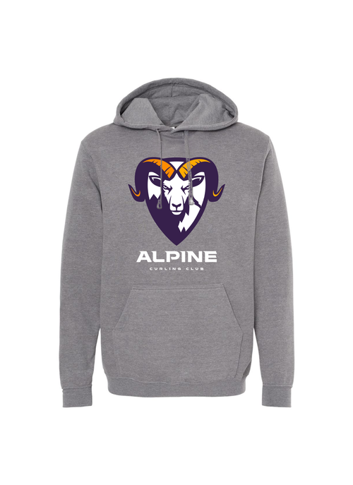 Alpine Curling Club Logo Hoodie