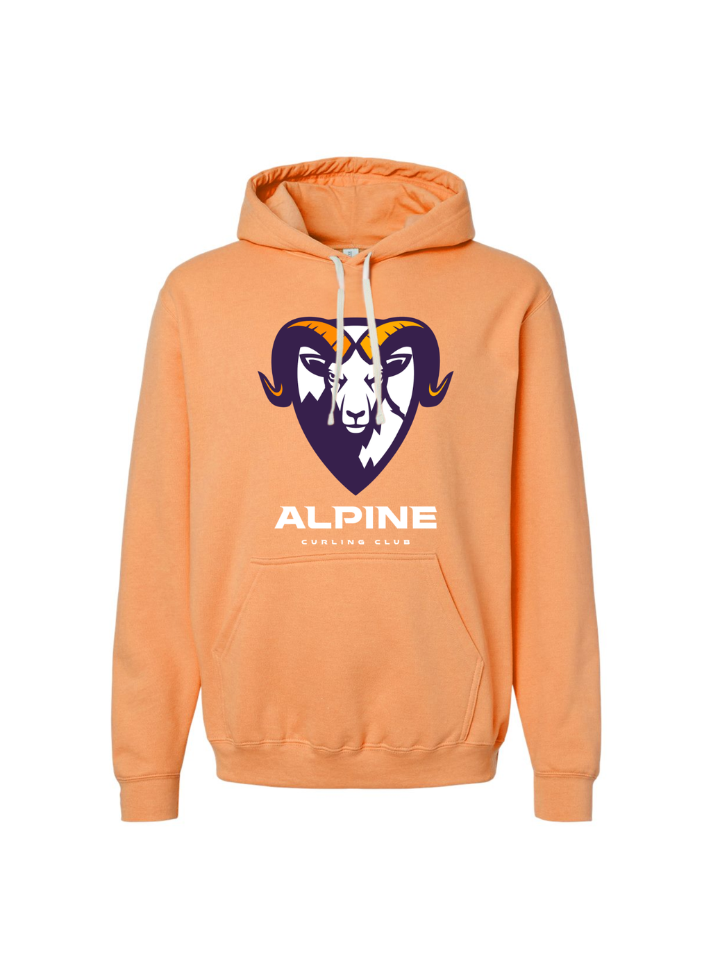 Alpine Curling Club Logo Hoodie