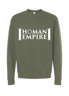 White Logo Homan Empire Crewneck Sweater