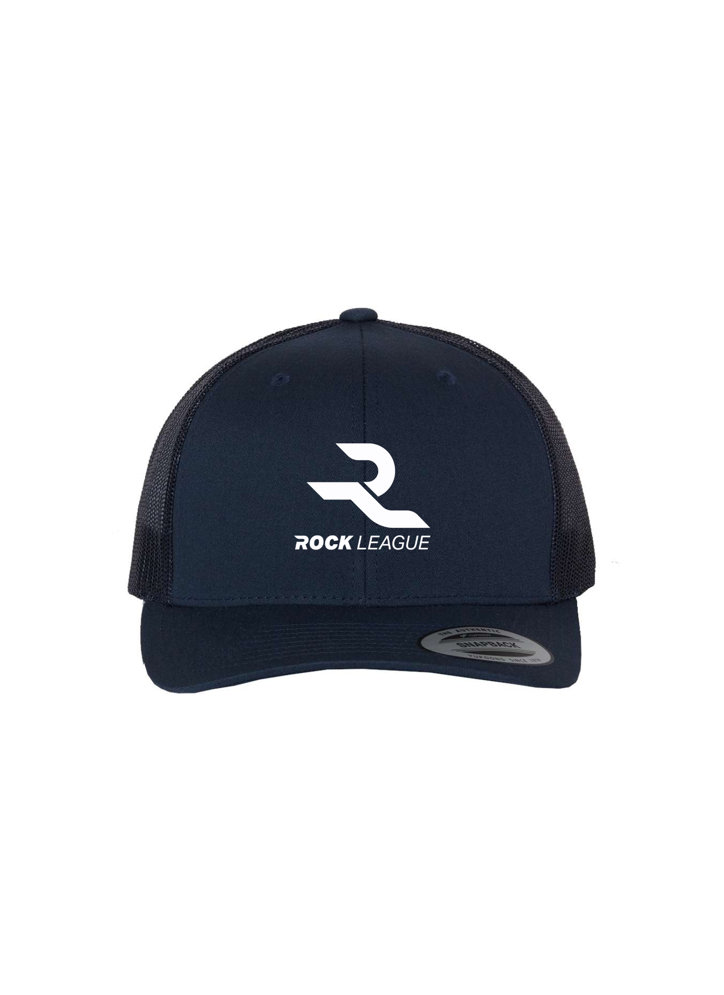 Rock League Embroidered Logo Trucker Cap