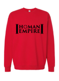 Black Logo Homan Empire Crewneck Sweater