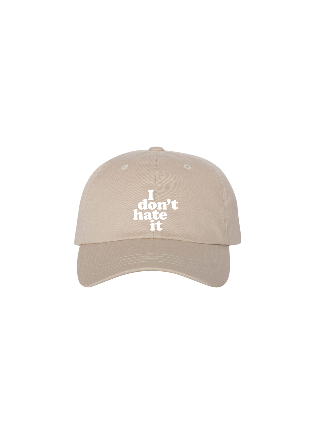 I Don't Hate It Embroidered Dad Cap