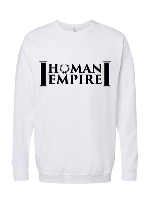 Black Logo Homan Empire Crewneck Sweater