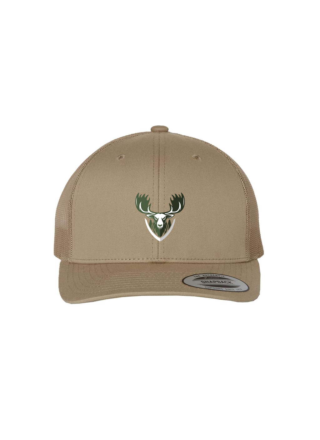 Shield Curling Club Embroidered Logo Trucker Hat