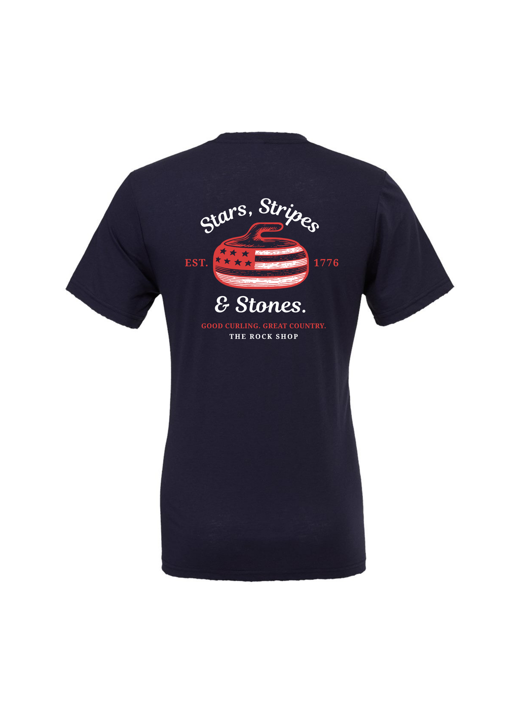 Stars, Stripes & Stones T-Shirt - Navy