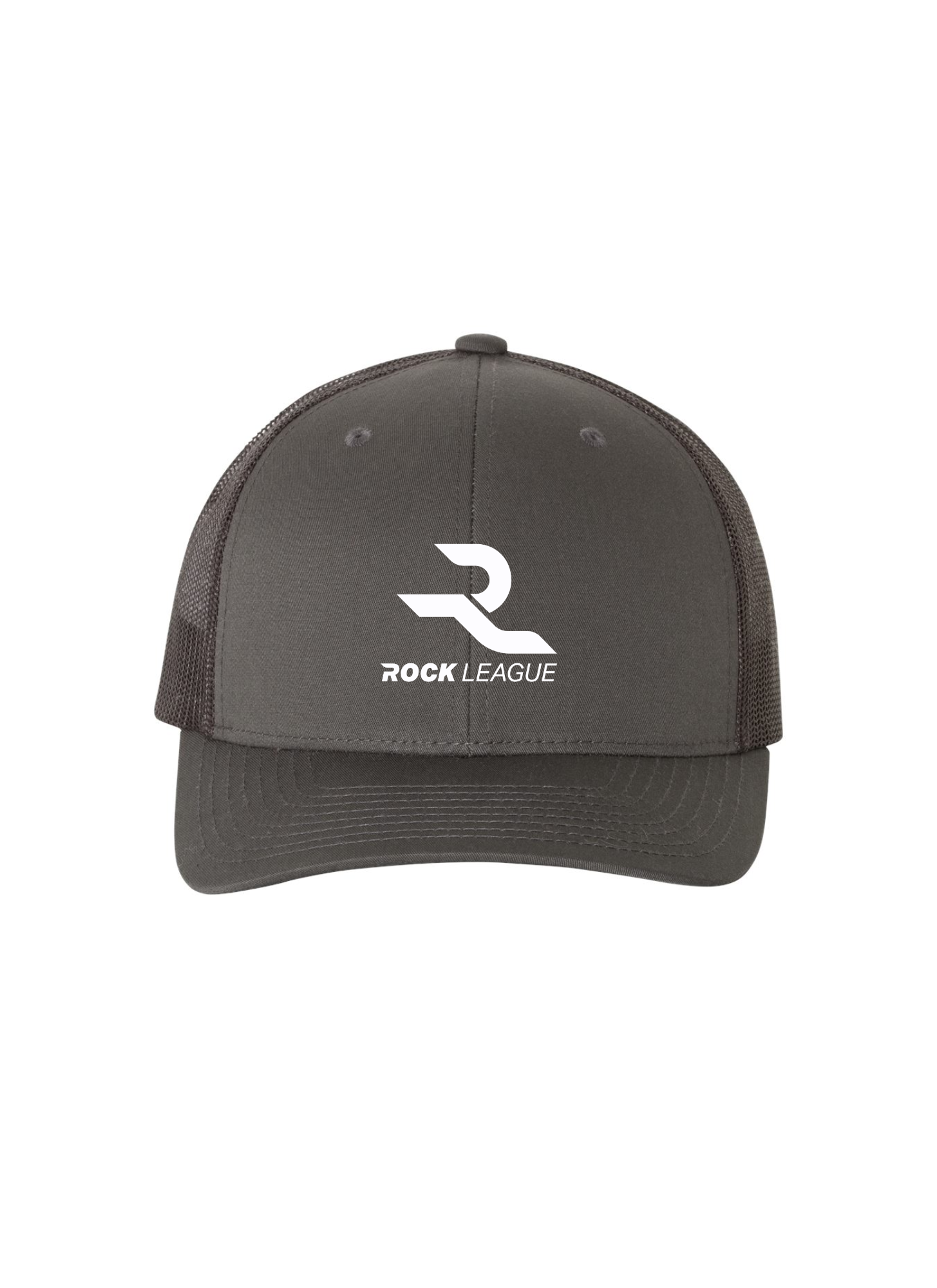 Rock League Embroidered Logo Trucker Cap