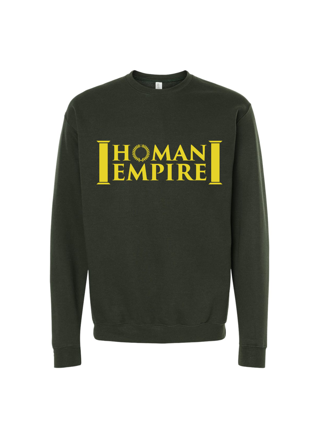 Homan Empire Crewneck Forest + Yellow