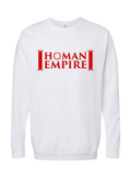 Red Logo Homan Empire Crewneck Sweater