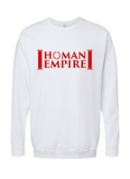 Red Logo Homan Empire Crewneck Sweater