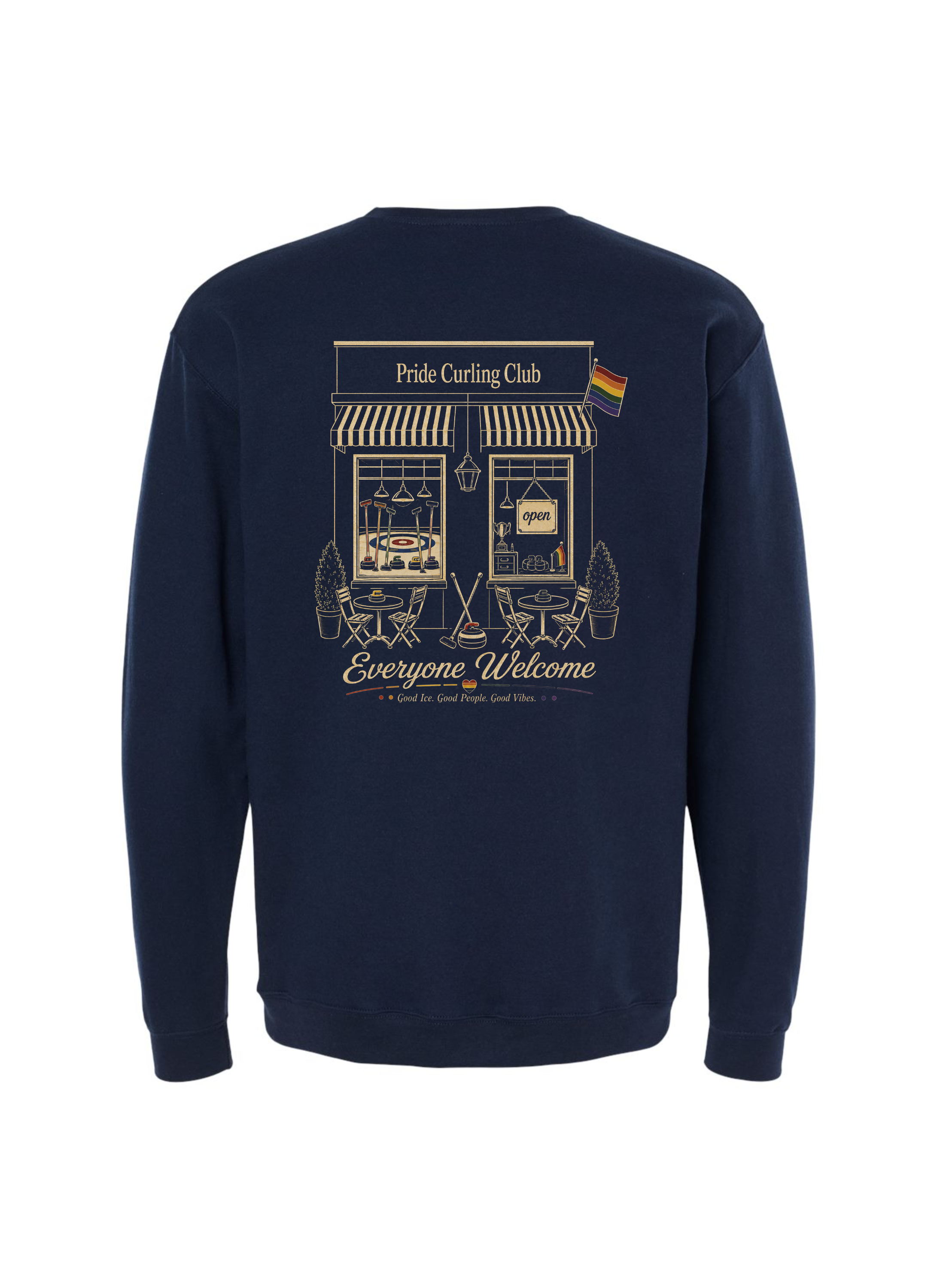 Pride Curling Club Graphic Crewneck