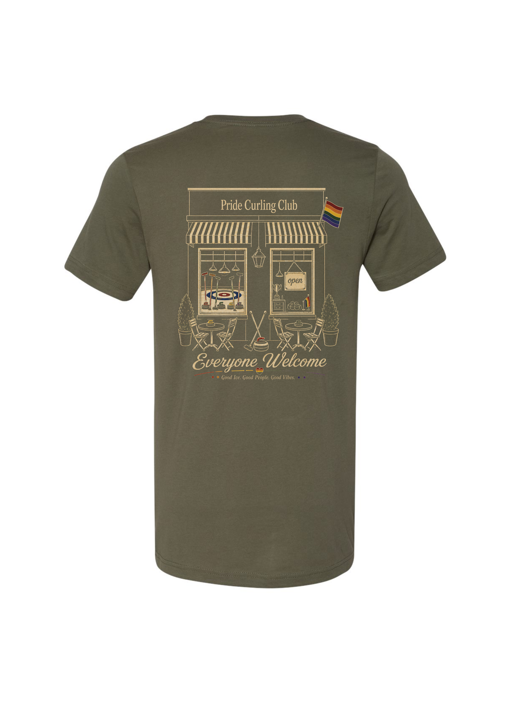 Pride Curling Club Graphic T-Shirt