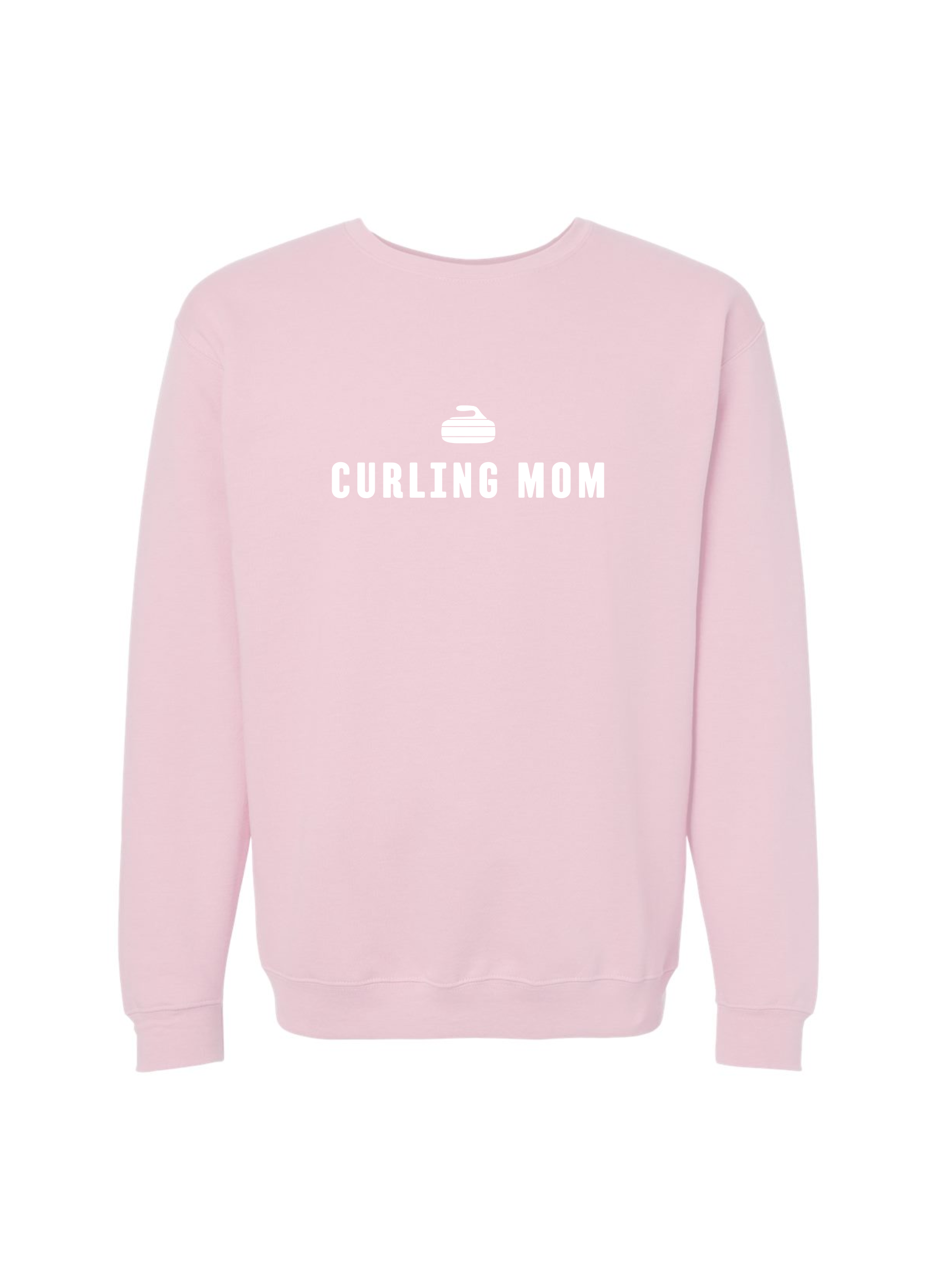 Curling Mom Crewneck Sweater