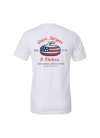 Stars, Stripes & Stones T-Shirt - White