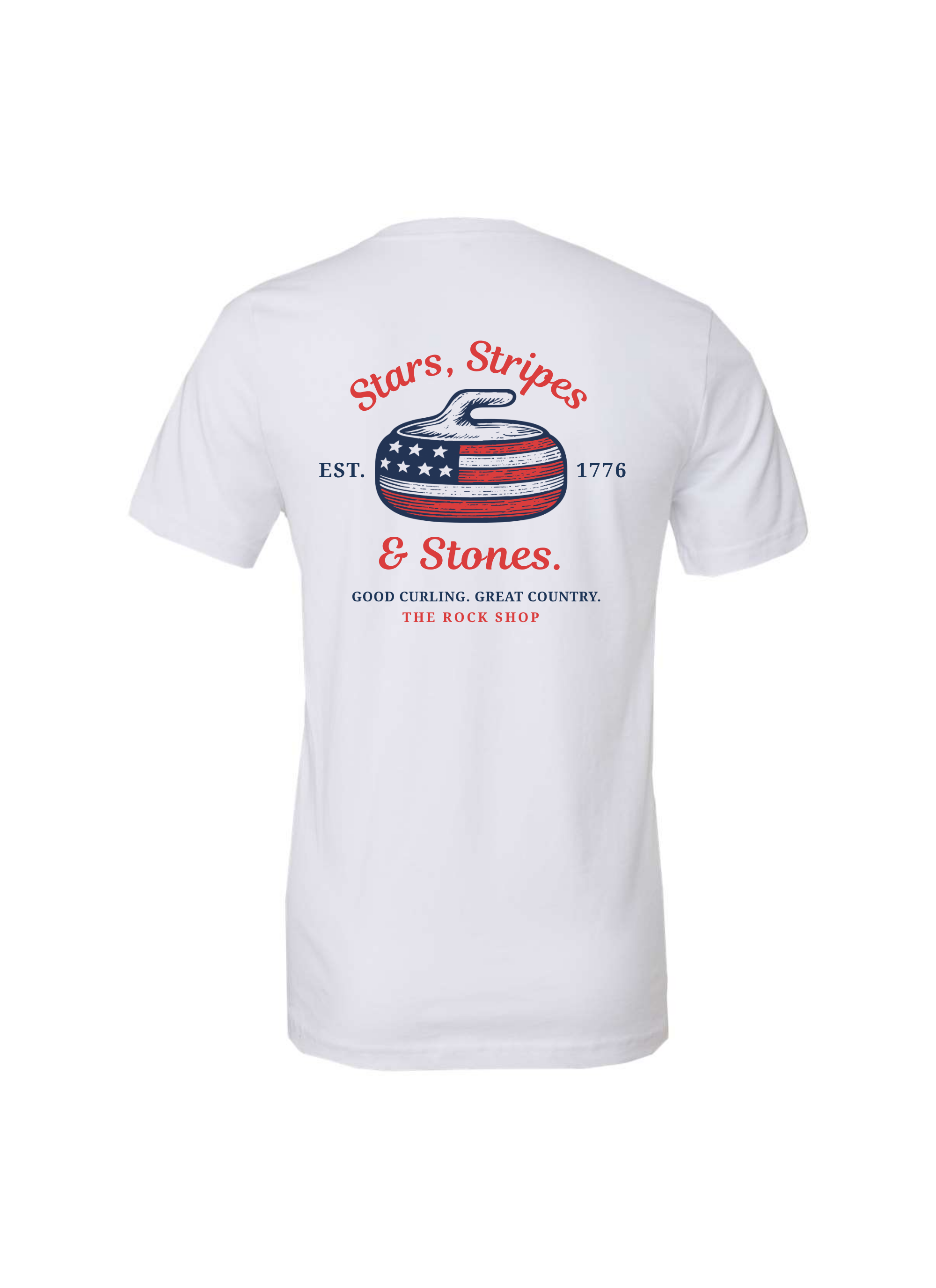 Stars, Stripes & Stones T-Shirt - White