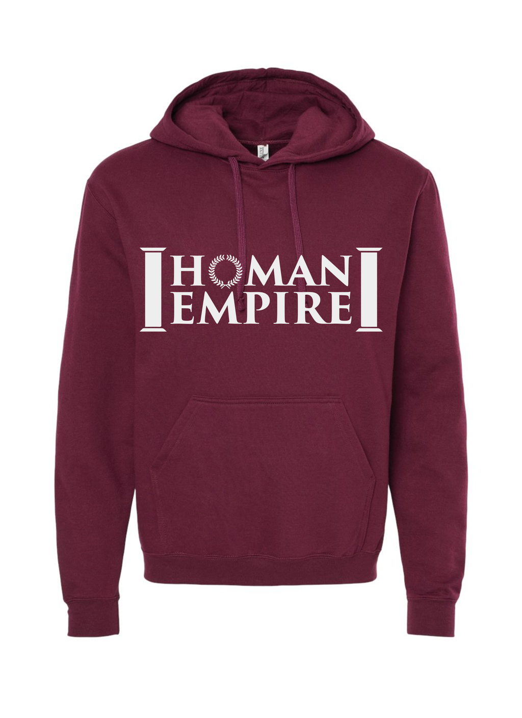 Homan Empire Hoodie Maroon + White
