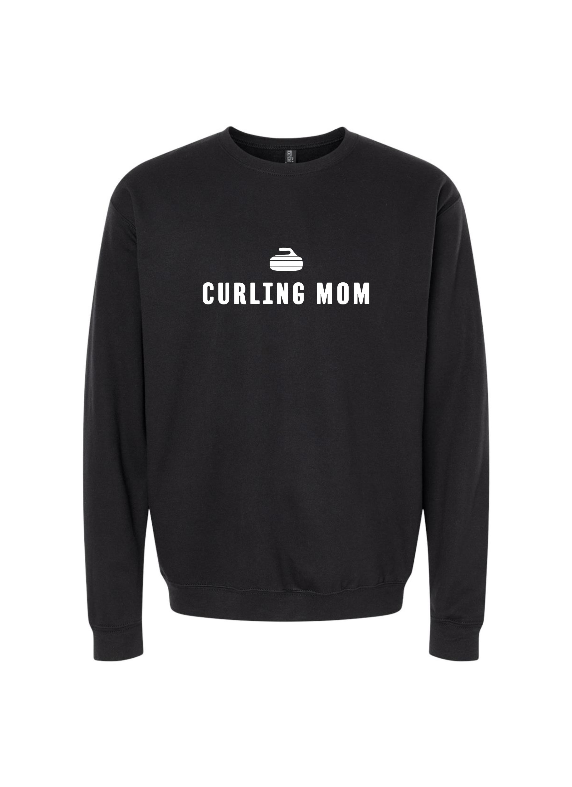 Curling Mom Crewneck Sweater