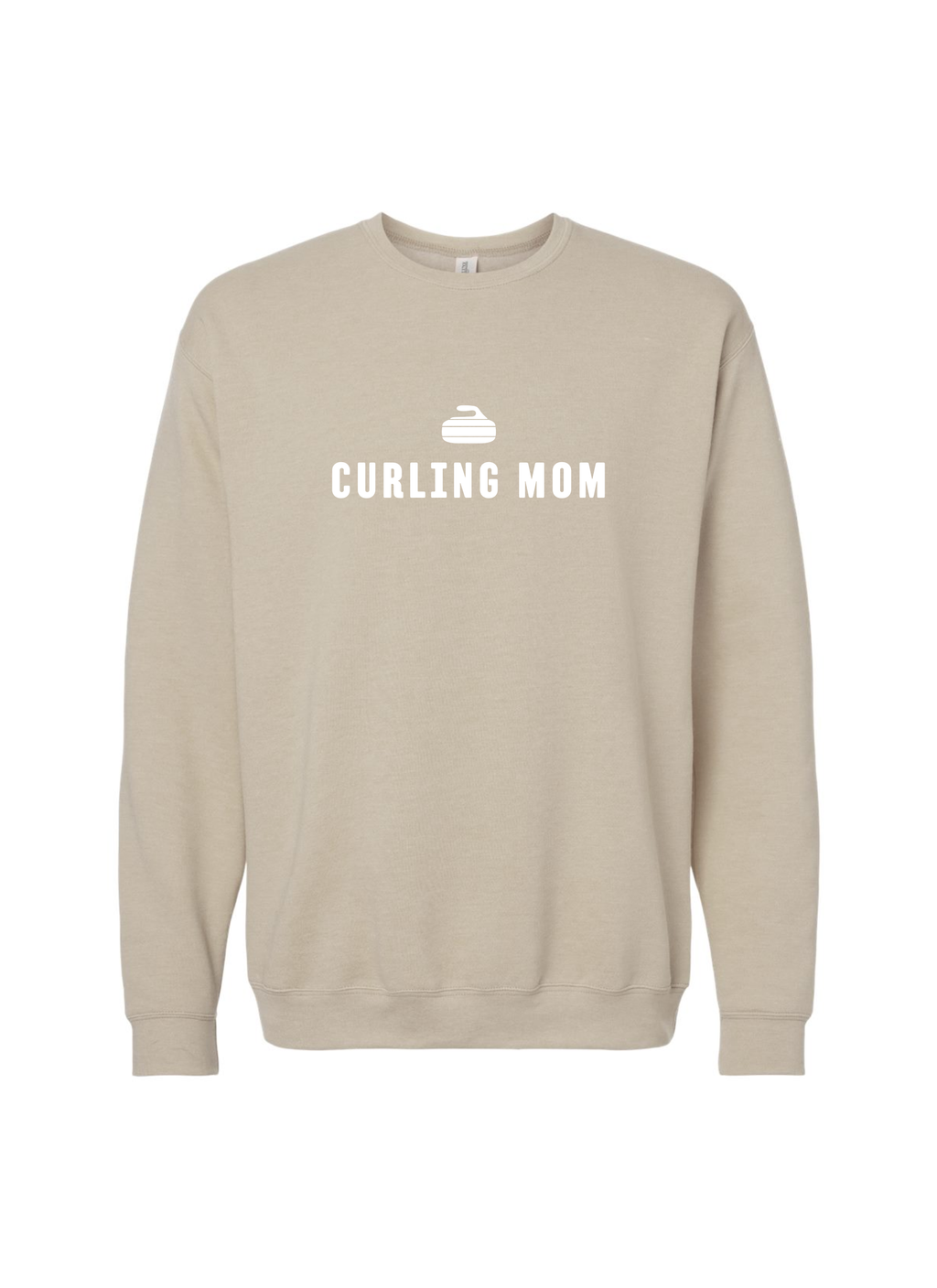 Curling Mom Crewneck Sweater
