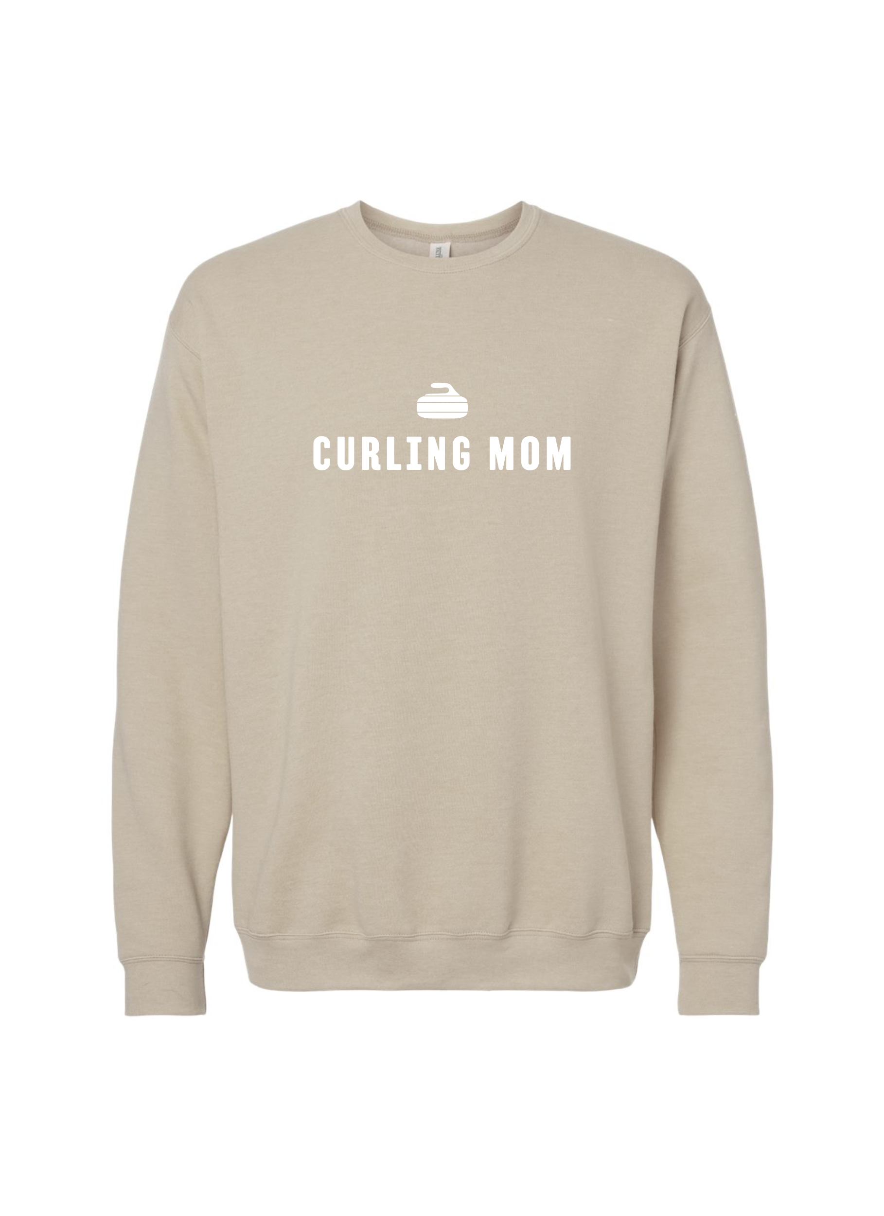 Curling Mom Crewneck Sweater