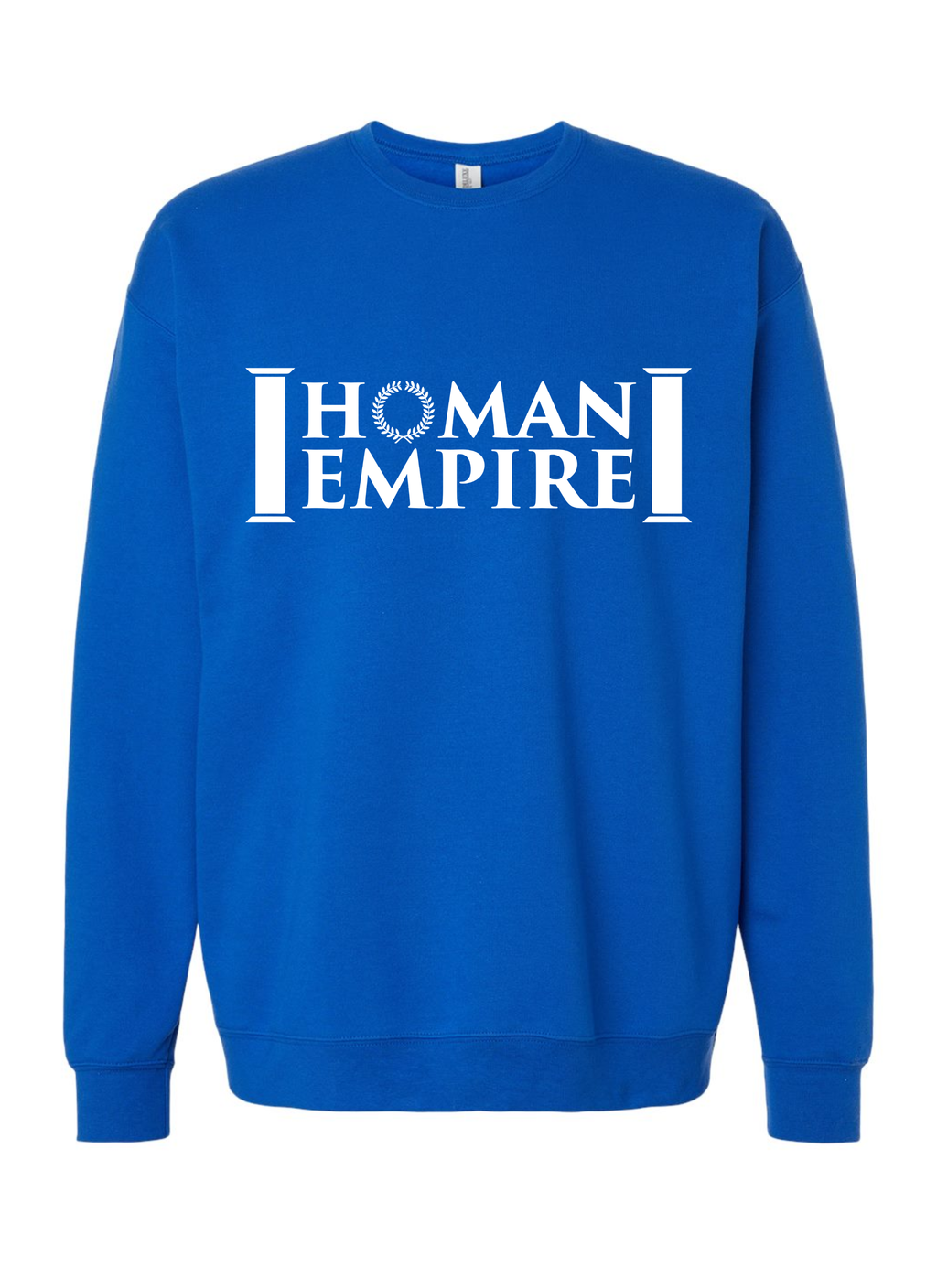 White Logo Homan Empire Crewneck Sweater