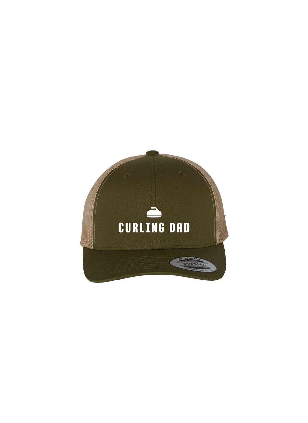 Curling Dad Trucker Hat
