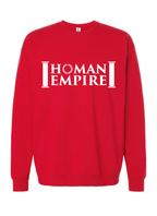White Logo Homan Empire Crewneck Sweater