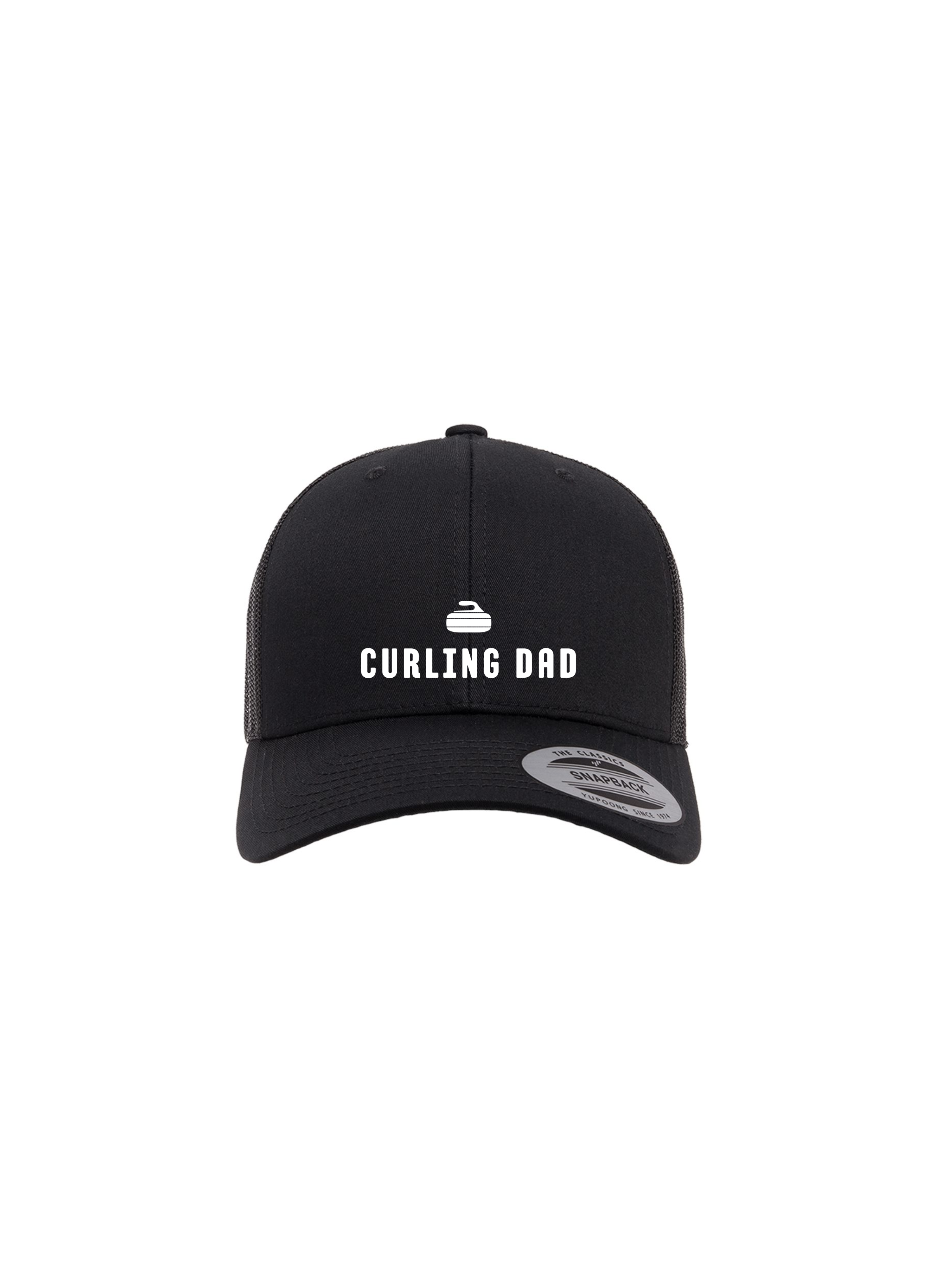 Curling Dad Trucker Hat
