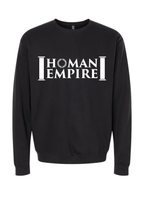 White Logo Homan Empire Crewneck Sweater