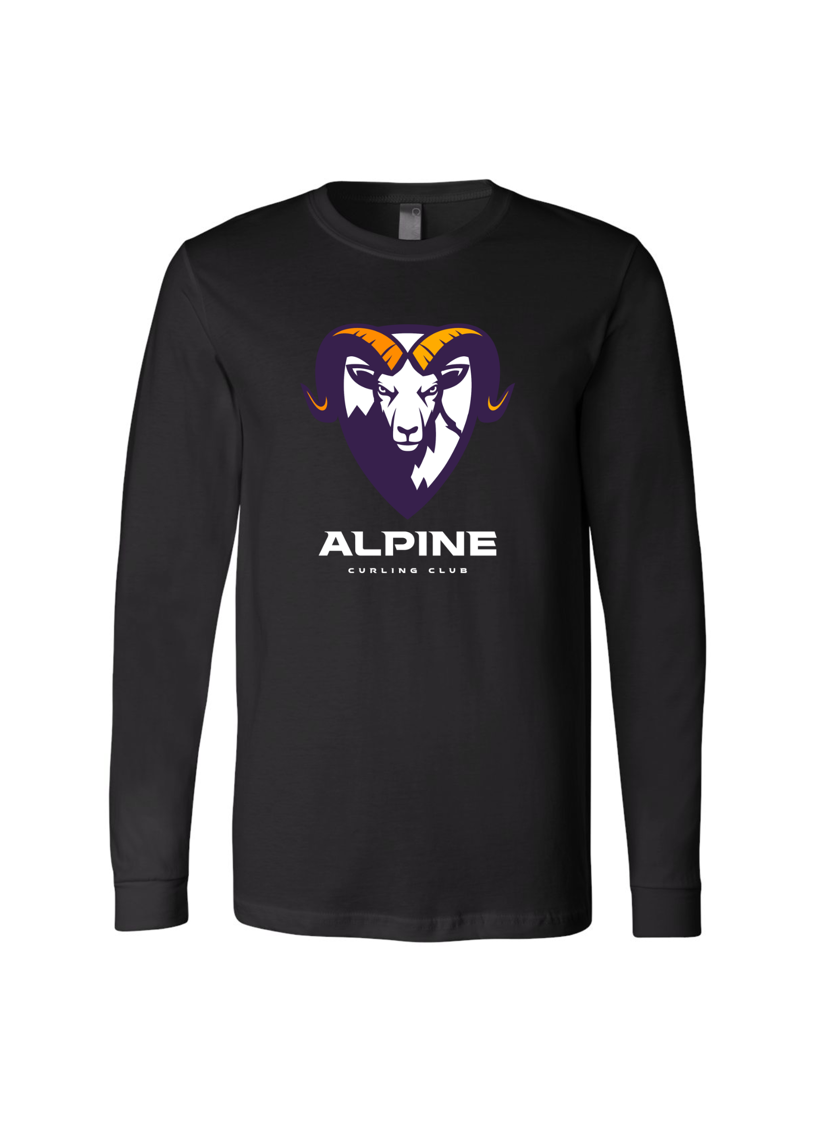 Alpine Curling Club Long Sleeve Logo Tee
