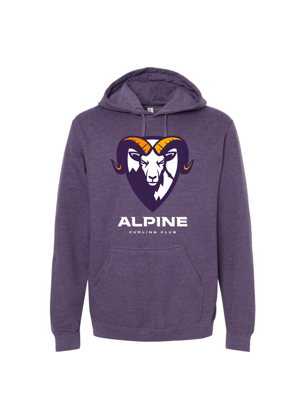 Alpine Curling Club Logo Hoodie