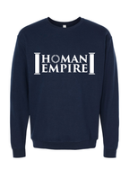 White Logo Homan Empire Crewneck Sweater