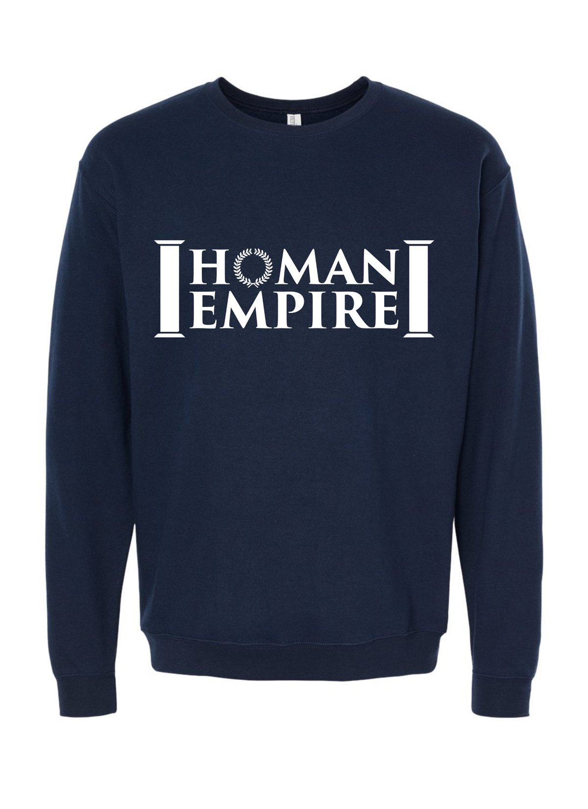 White Logo Homan Empire Crewneck Sweater