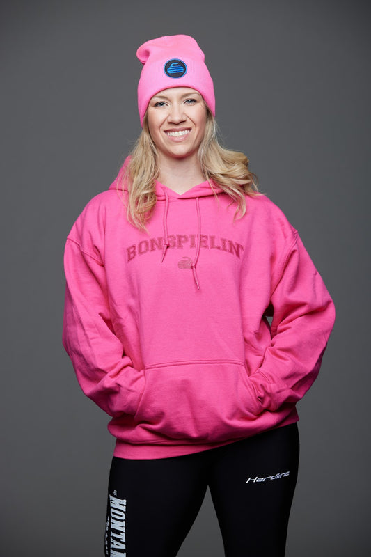 Bonspielin' Hoodie in Pink