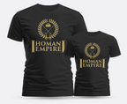 Homan Empire T-Shirt Black And Gold The Rock Shop