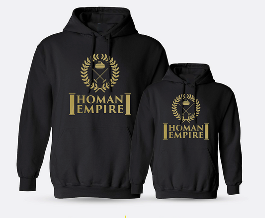 Homan Empire Youth Hoodie Black And Gold