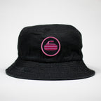 Curling Rock - Black Bucket Hat with Patch