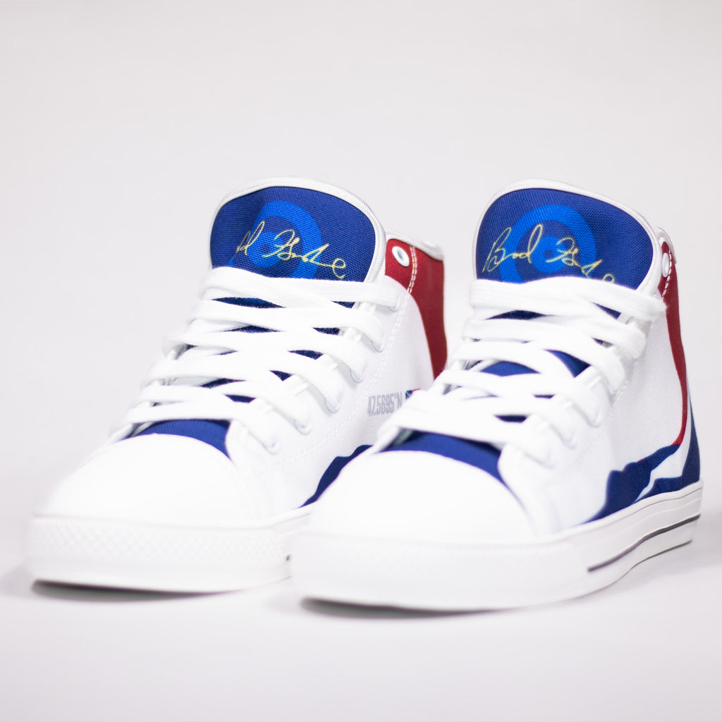 Gu-Shoes: Custom Brad Gushue High-Top Running Shoes