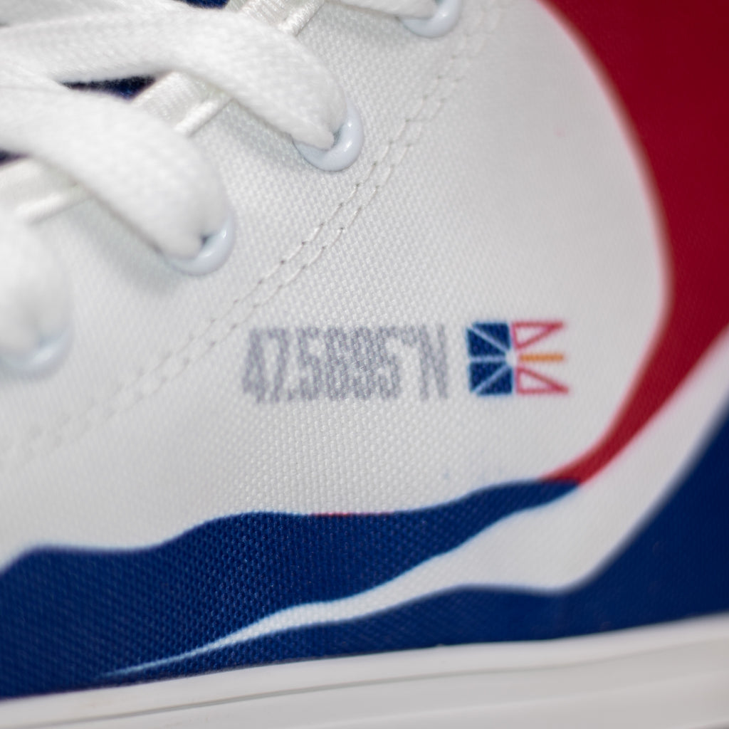 Gu-Shoes: Custom Brad Gushue High-Top Running Shoes