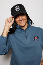 Curling Rock - Mesh Back Hat with Patch