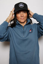 Curling Rock - Mesh Back Hat with Patch