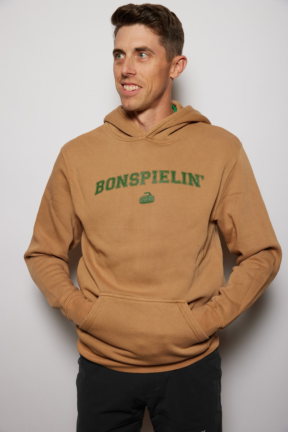 Bonspielin' Hoodie in Sand
