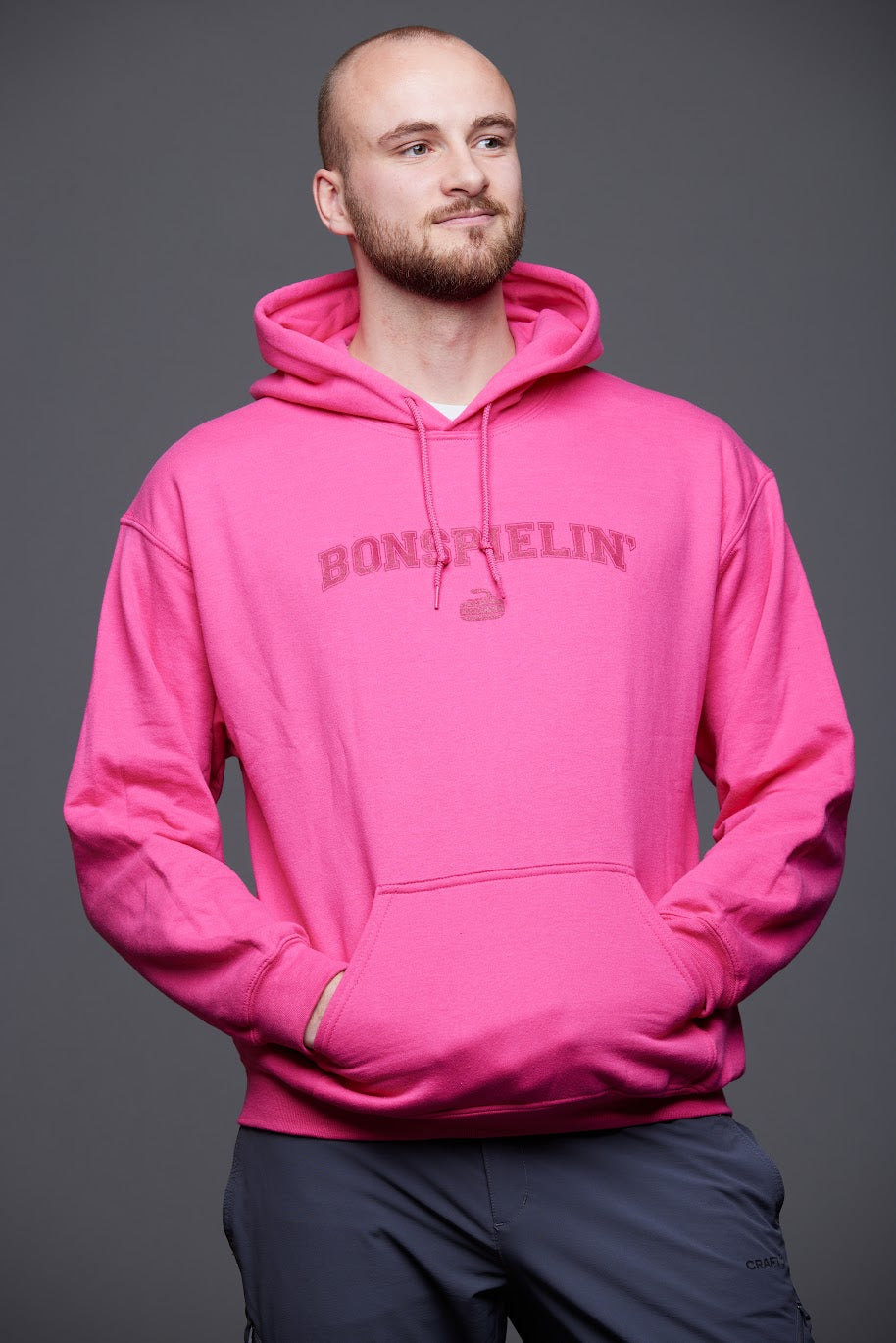 Bonspielin' Hoodie in Pink