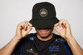 Curling Rock - Black Bucket Hat with Patch