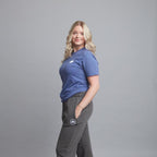 Curling Rock - Washed Charcoal Sweat Pants with Patch