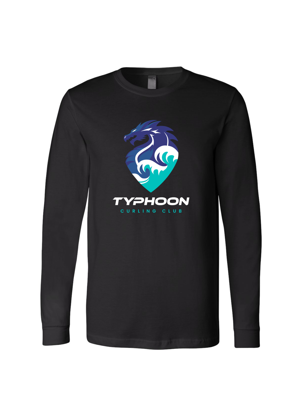 Typhoon Curling Club Long Sleeve Logo Tee