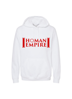 Homan Empire Hoodie White + Red
