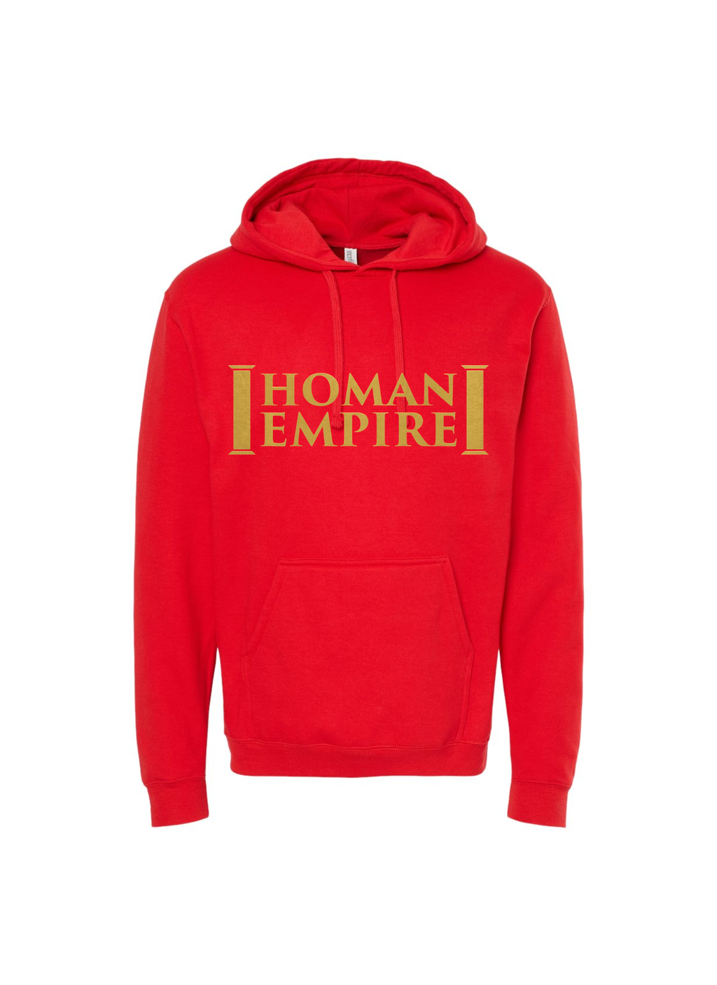 Homan Empire Hoodie Red + Gold