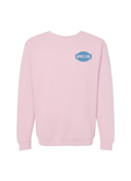 Pink + Blue Apres Curl Crewneck Sweater