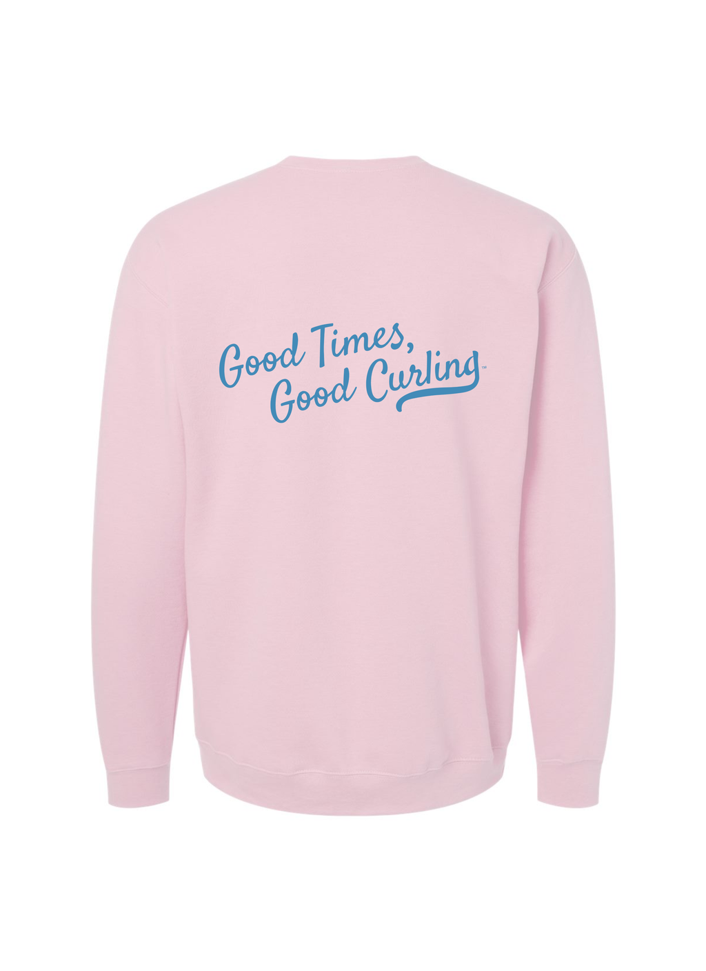 Pink + Blue Apres Curl Crewneck Sweater